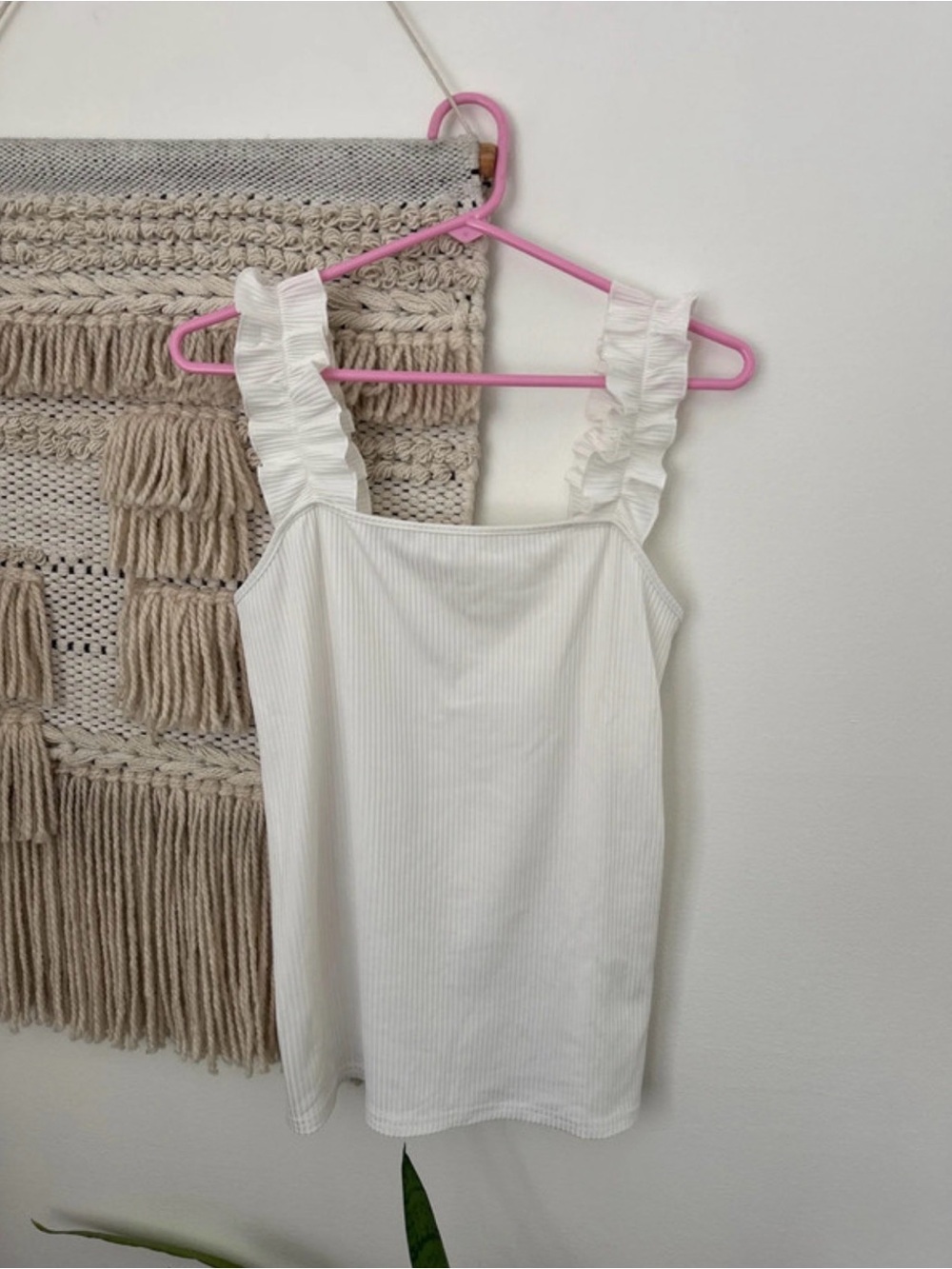 Bibi Ruffle Strap Tank